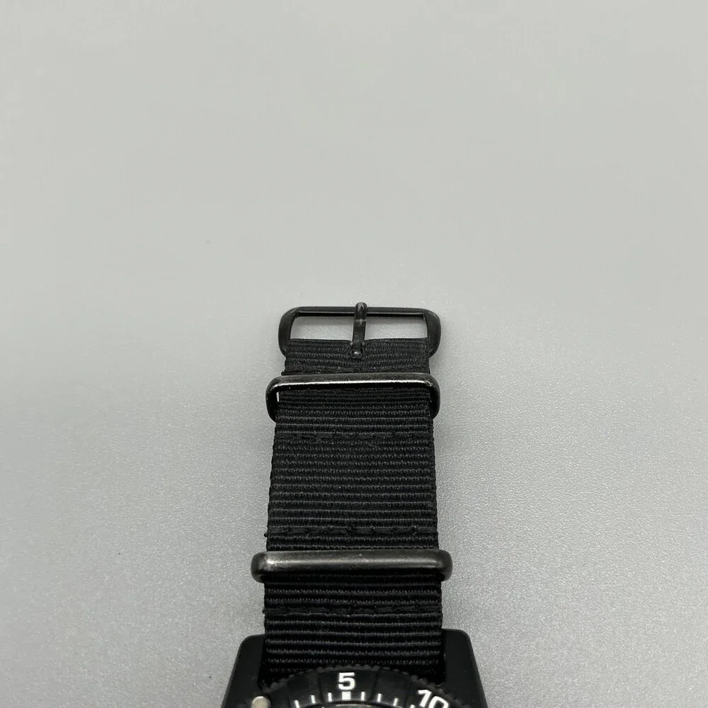 Luminox Mens Watch 47mm Black Dial 100M Date Carbon Case Swiss New Battery